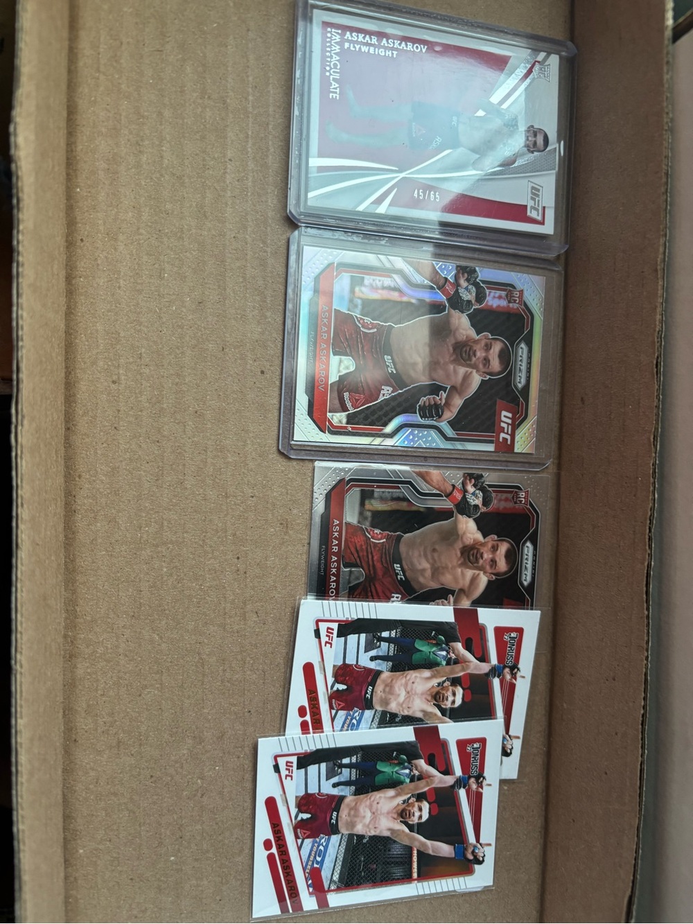 Askar Askarov Immaculate Rookie /65 - 2021 Panini Immaculate Collection UFC #11+